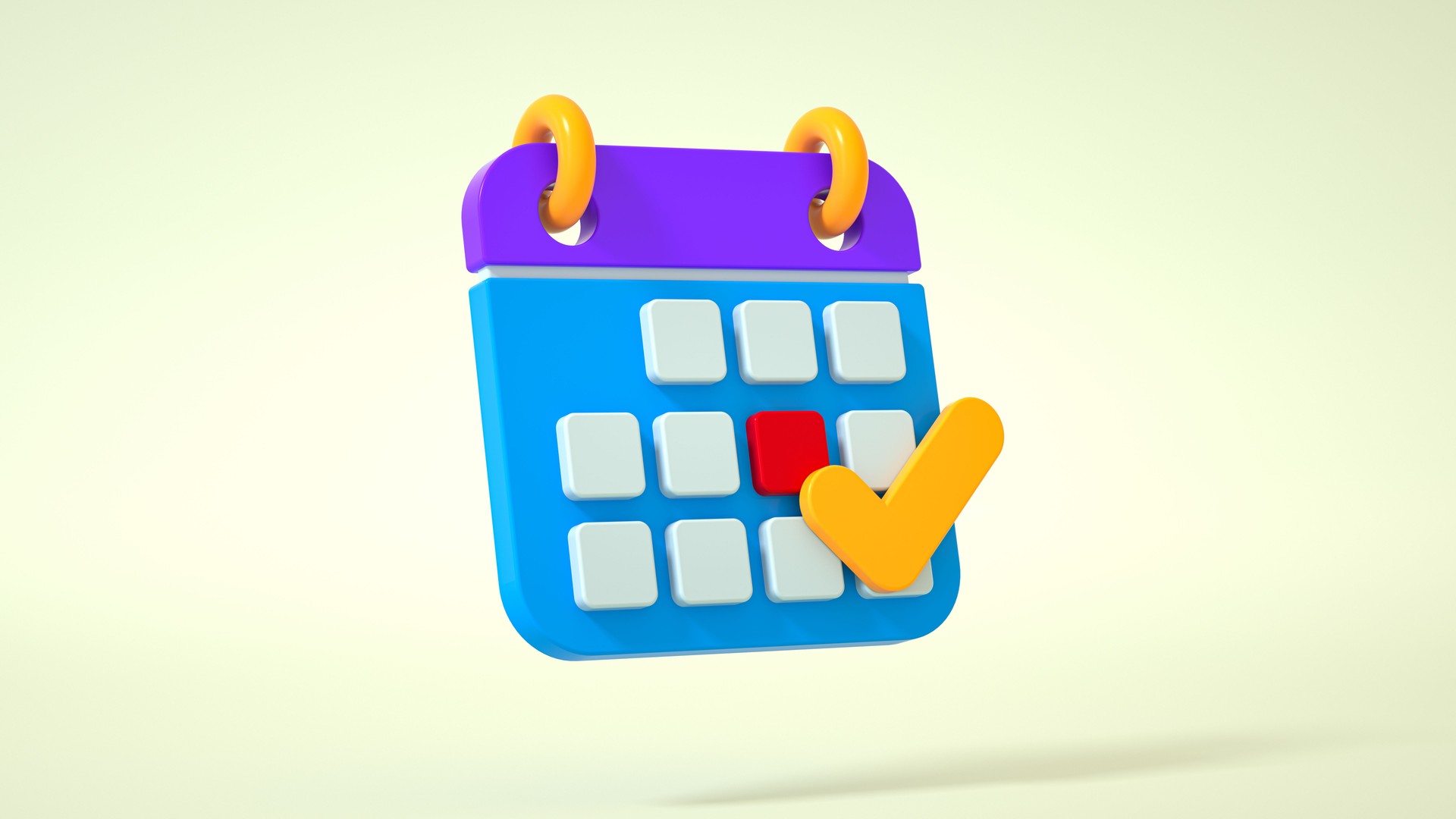 Calendar Checkmark: Deadline & Appointment